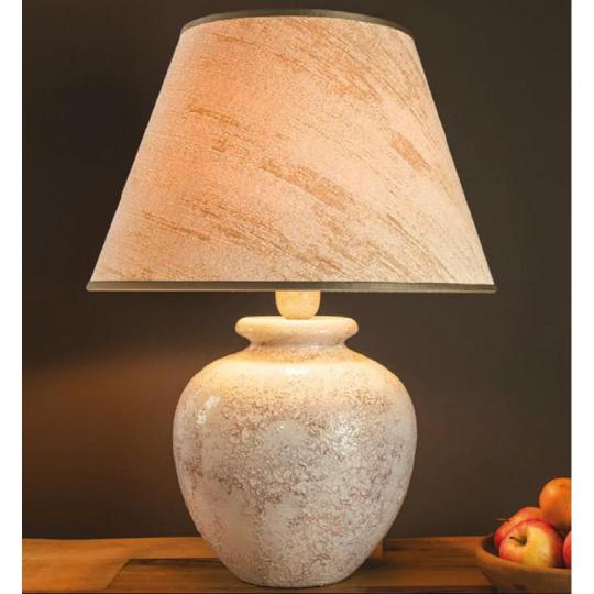 00209 b31 lampada da tavolo in ceramica decorata a mano con paralume made in italy della imas.jpg